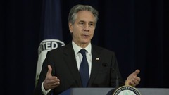 米国務長官、シリア人に選ばれた新政府を支持　「四つの原則守れば」
